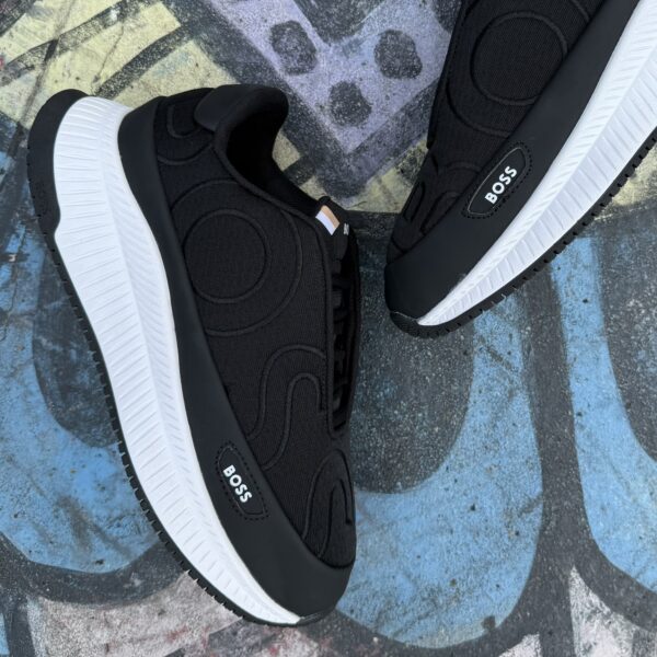 BOSS EVO RUN TELA NEGRO-BLANCO