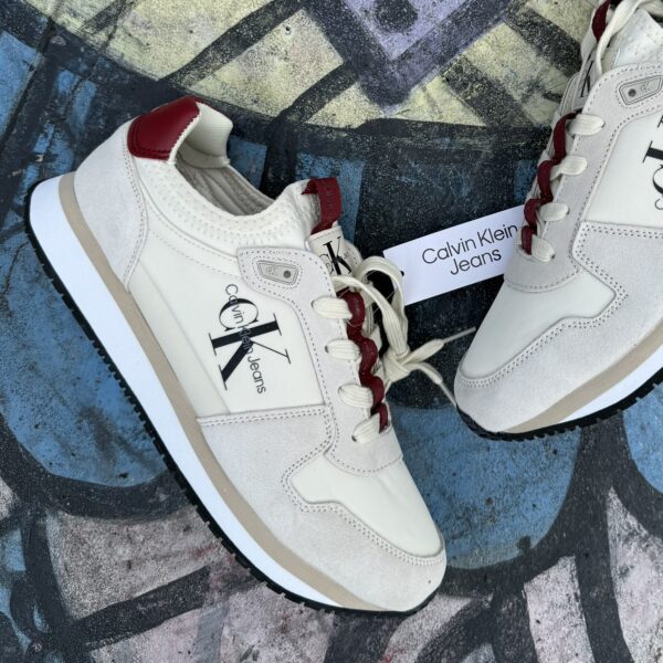 CALVIN KLEIN RUNNER SOCK BEIGE